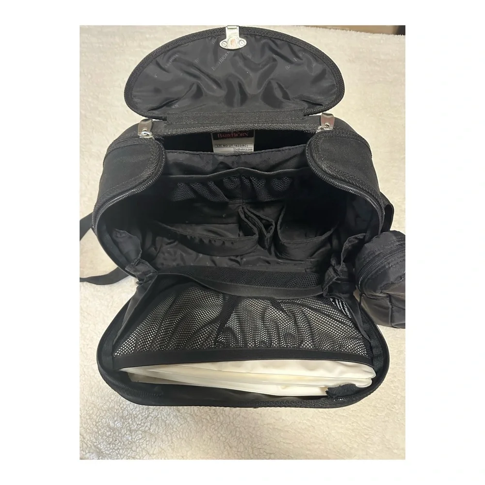 Baby Bjorn Clamshell Hard Case Crossbody Shoulder Expanding Travel Diaper Bag